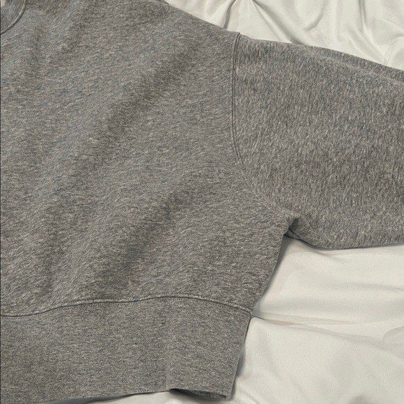 Nike Heather Gray Cropped Sweatshirt - Picture 3 of 6